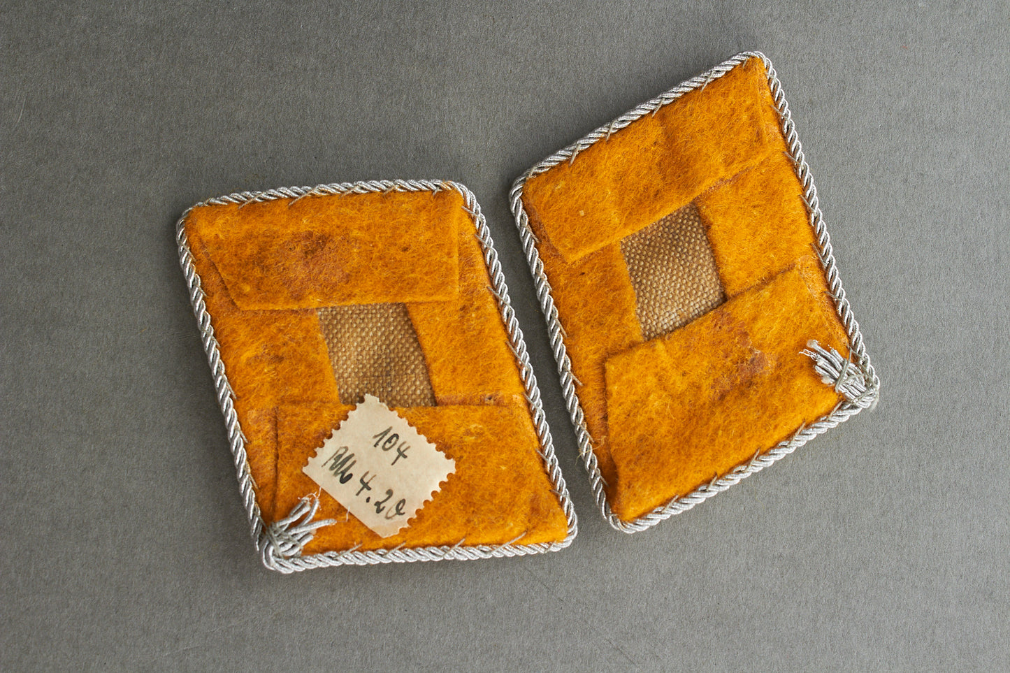 Luftwaffe "Flieger" Officer Collar Tabs. Matching Pair. Original.