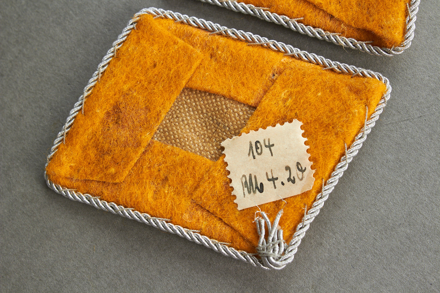 Luftwaffe "Flieger" Officer Collar Tabs. Matching Pair. Original.