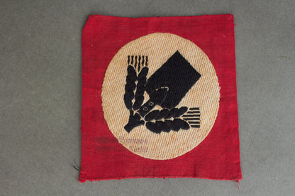 RAD "Reichsarbeitsdienst" Sleeve insignia. Original.