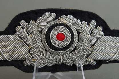 Luftwaffe Officer Visor Cap Cocarde. Original.