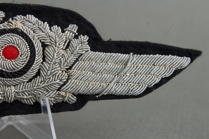 Luftwaffe Officer Visor Cap Cocarde. Original.