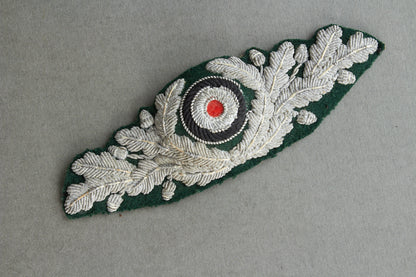 Reichsforstdienst Officer Visor Cap Cocarde. Original.
