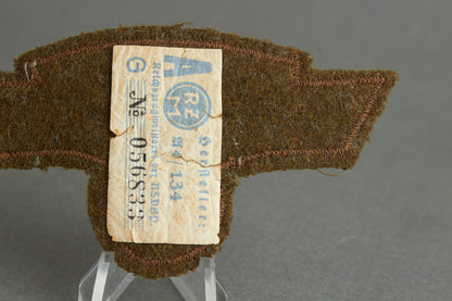 NSKK "Ärmeladler" For the "Braunhemd". With RZM Paper tag. Original.