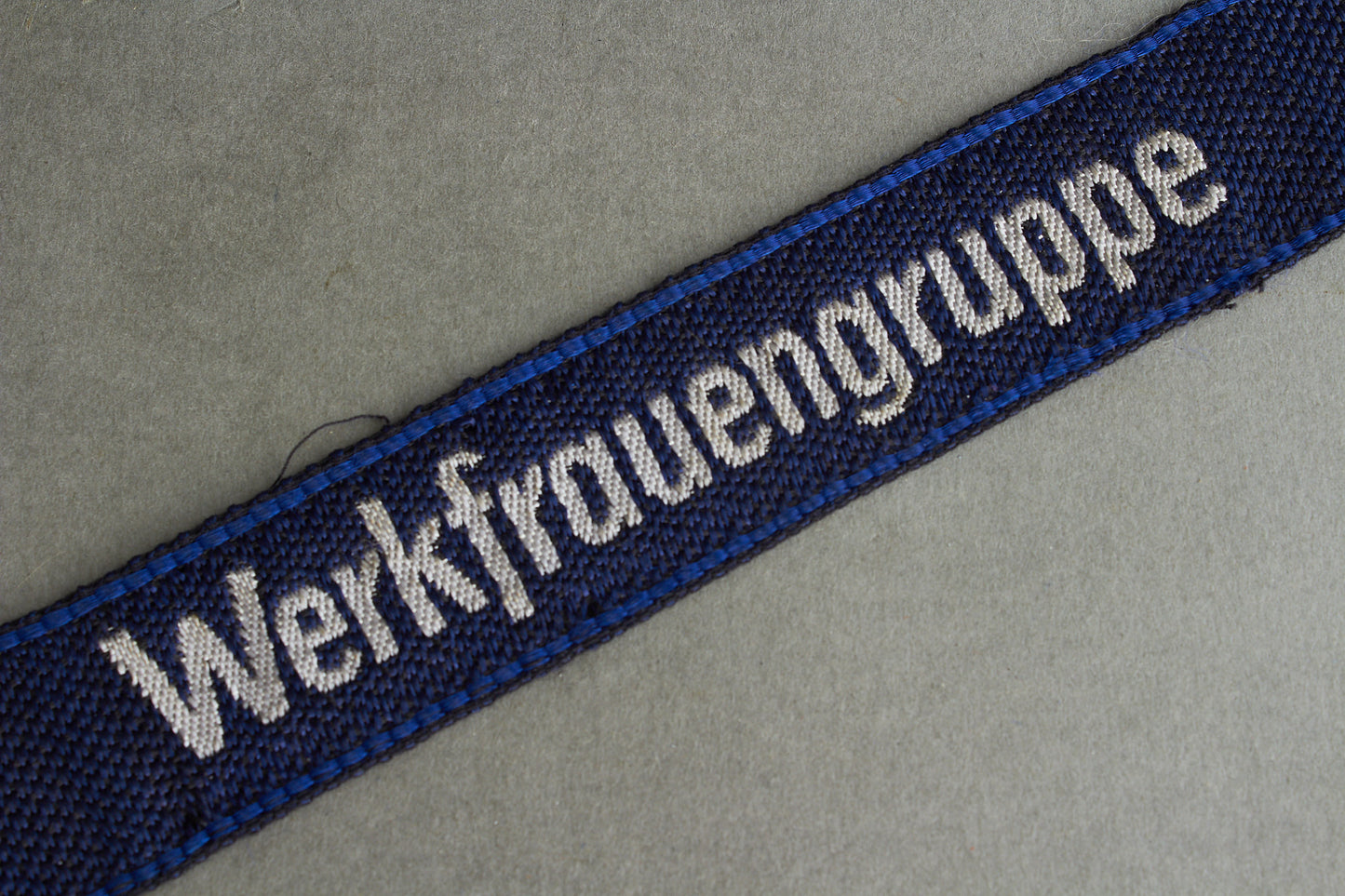NSV/DAF "Werkfrauengruppe" Cufftitle w. RZM tag. Original.