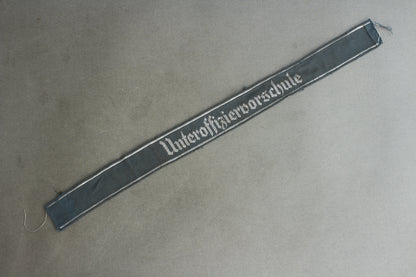 RESERVED Wehrmacht "Unteroffiziervorschule" Cufftitle. Original.