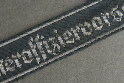 RESERVED Wehrmacht "Unteroffiziervorschule" Cufftitle. Original.