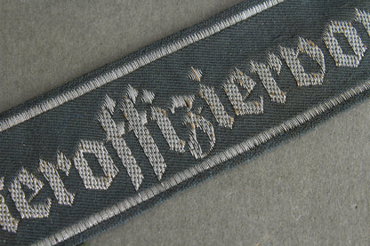 RESERVED Wehrmacht "Unteroffiziervorschule" Cufftitle. Original.