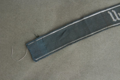 RESERVED Wehrmacht "Unteroffiziervorschule" Cufftitle. Original.