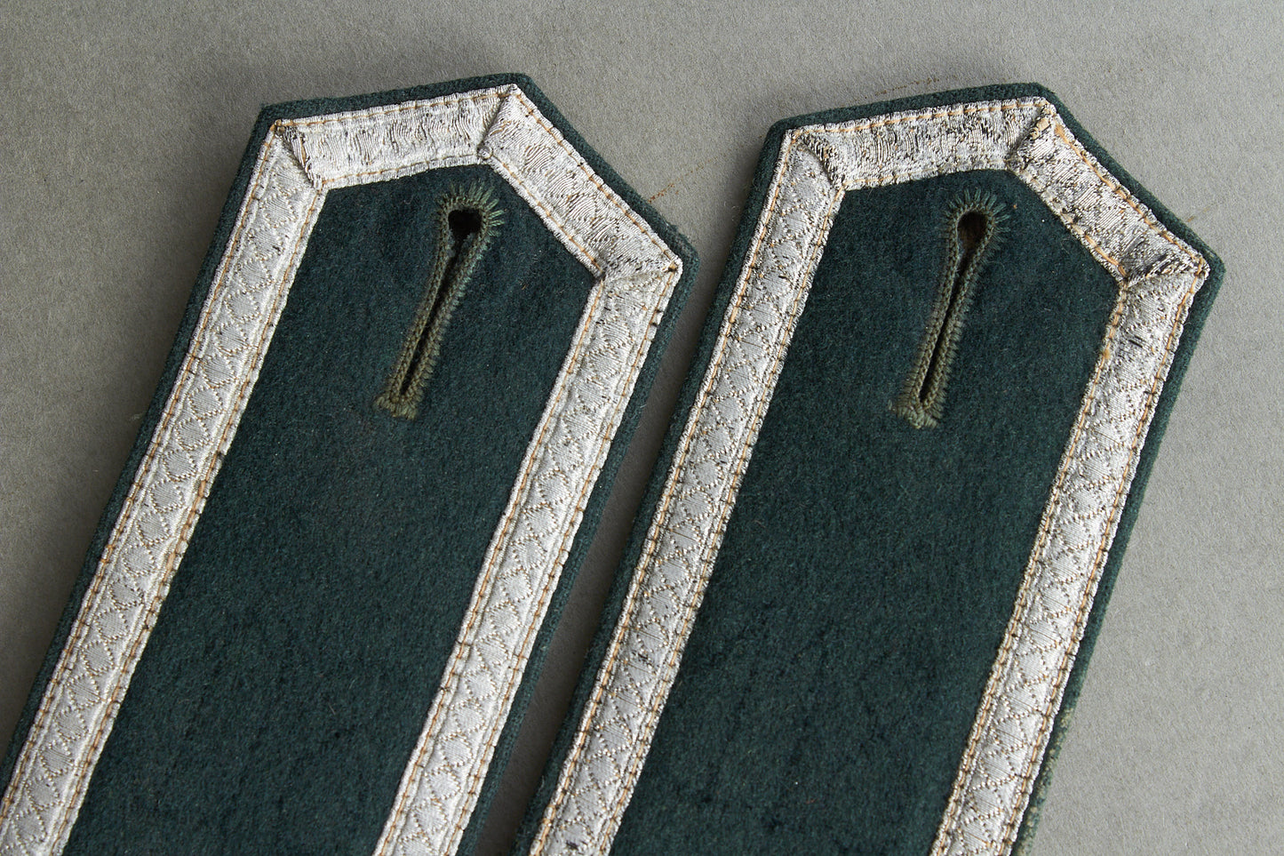 Early Wehrmacht "Infanterie" Shoulder Boards. "Slip on". Matching pair. Original.