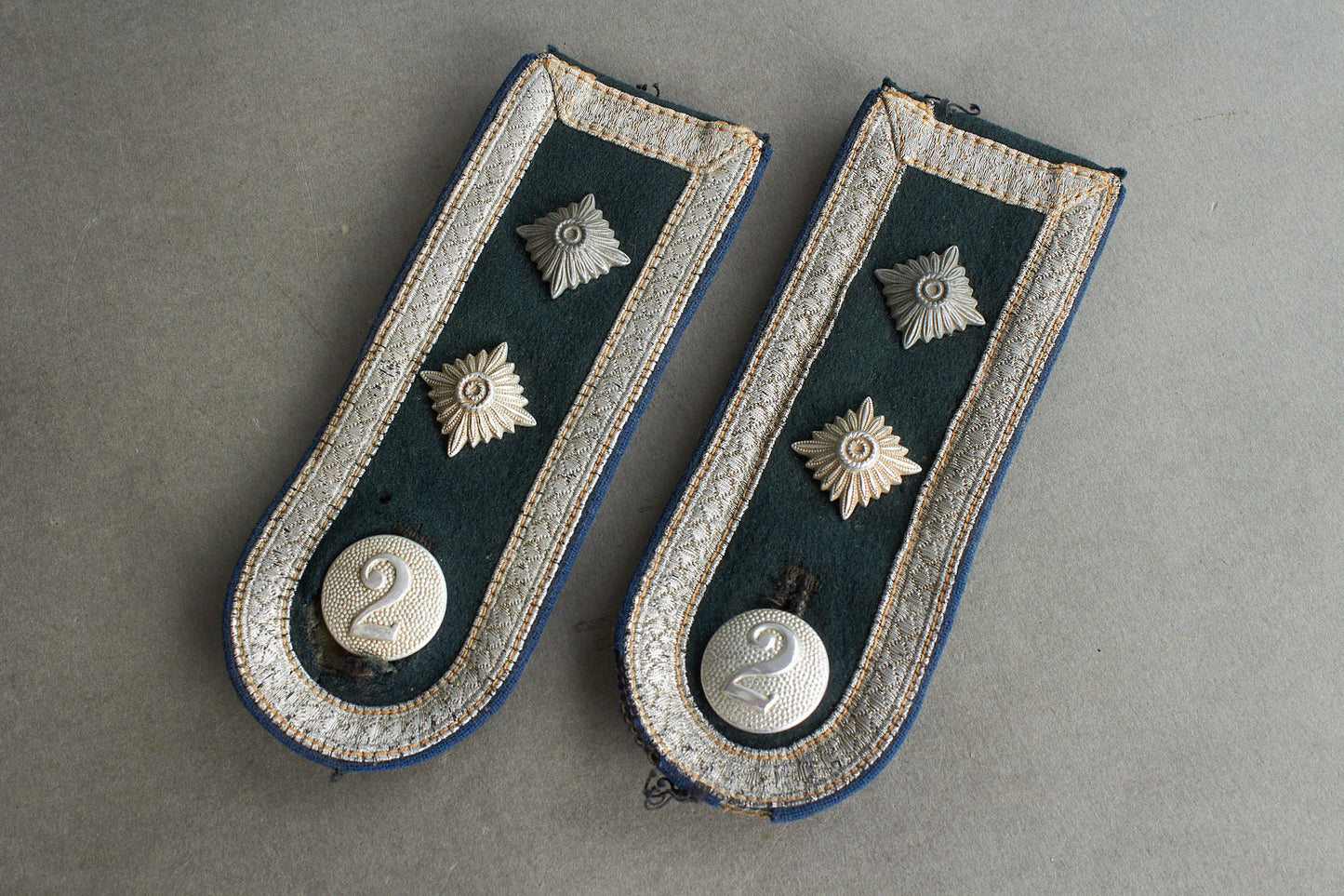 Wehrmacht "Sanitäter" Shoulder Boards. "Slip on". Matching pair. Original.