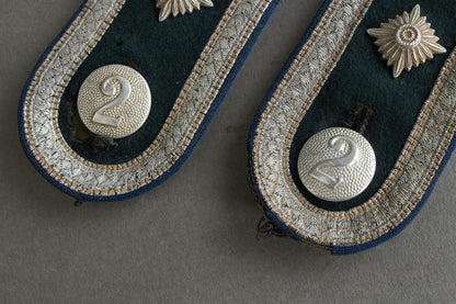 Wehrmacht "Sanitäter" Shoulder Boards. "Slip on". Matching pair. Original.