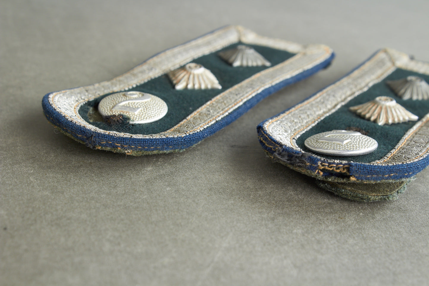 Wehrmacht "Sanitäter" Shoulder Boards. "Slip on". Matching pair. Original.