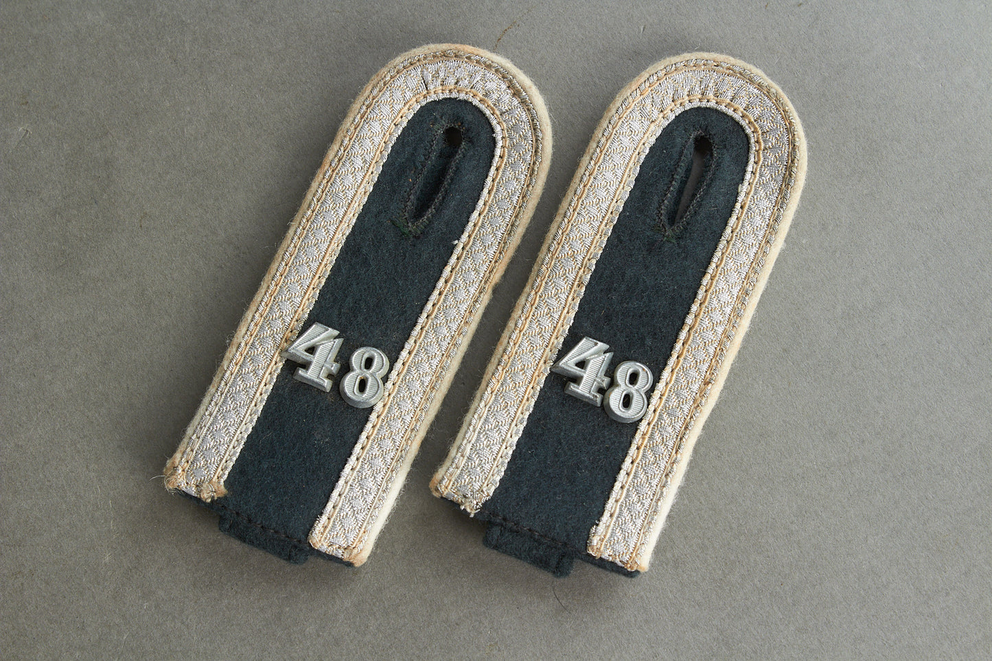 Wehrmacht "Infanterie" Shoulder Boards. "Slip on". Matching pair. Original.