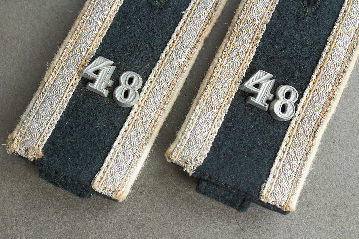 Wehrmacht "Infanterie" Shoulder Boards. "Slip on". Matching pair. Original.
