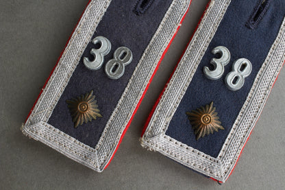 Luftwaffe "Flakartillerie" Shoulder Boards. "Slip on". Matching pair. Original.