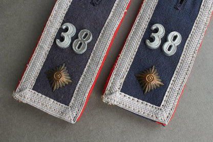 Luftwaffe "Flakartillerie" Shoulder Boards. "Slip on". Matching pair. Original.