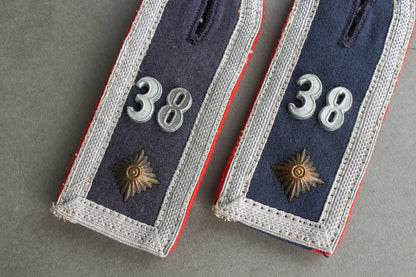 Luftwaffe "Flakartillerie" Shoulder Boards. "Slip on". Matching pair. Original.