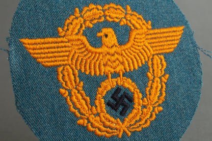 Polizei Feldgendarmerie "Ärmeladler" Sleeve Eagle. Rare. Original.