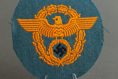 Polizei Feldgendarmerie "Ärmeladler" Sleeve Eagle. Rare. Original.