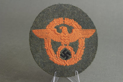 Polizei Feldgendarmerie "Ärmeladler" Sleeve Eagle for the Combat Tunic. Rare. Original.