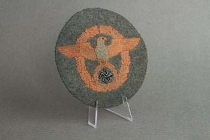 Polizei Feldgendarmerie "Ärmeladler" Sleeve Eagle for the Combat Tunic. Rare. Original.