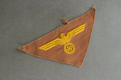 Kriegsmarine Tropical/Südfront Breast Eagle for the "Tropenfeldbluse". Rare. Original.