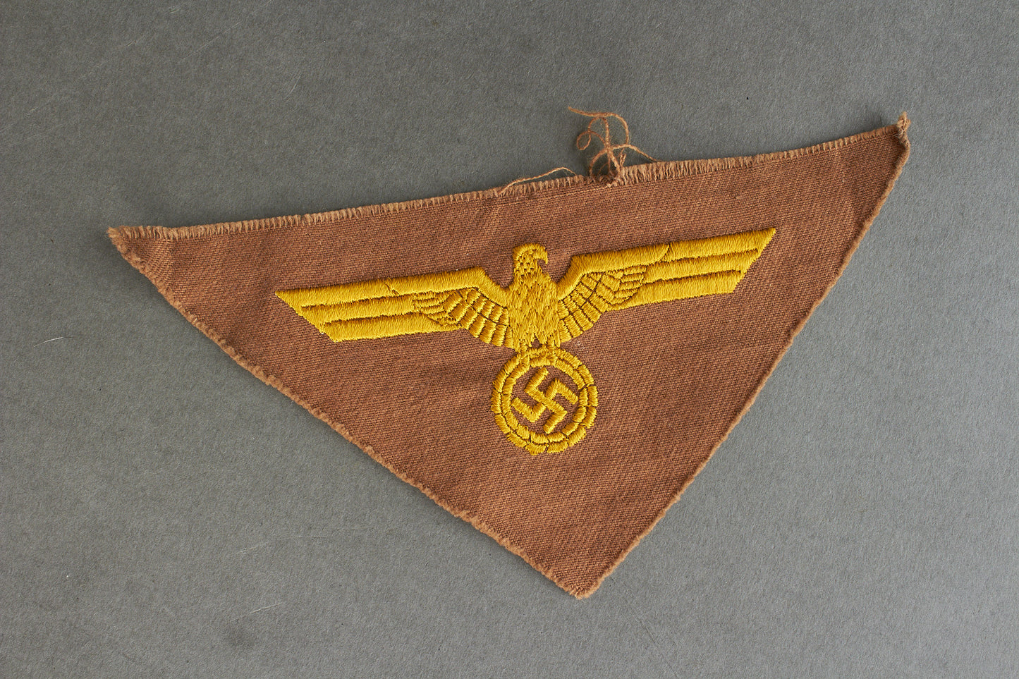 Kriegsmarine Tropical/Südfront Breast Eagle for the "Tropenfeldbluse". Rare. Original.