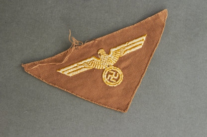 Kriegsmarine Tropical/Südfront Breast Eagle for the "Tropenfeldbluse". Rare. Original.