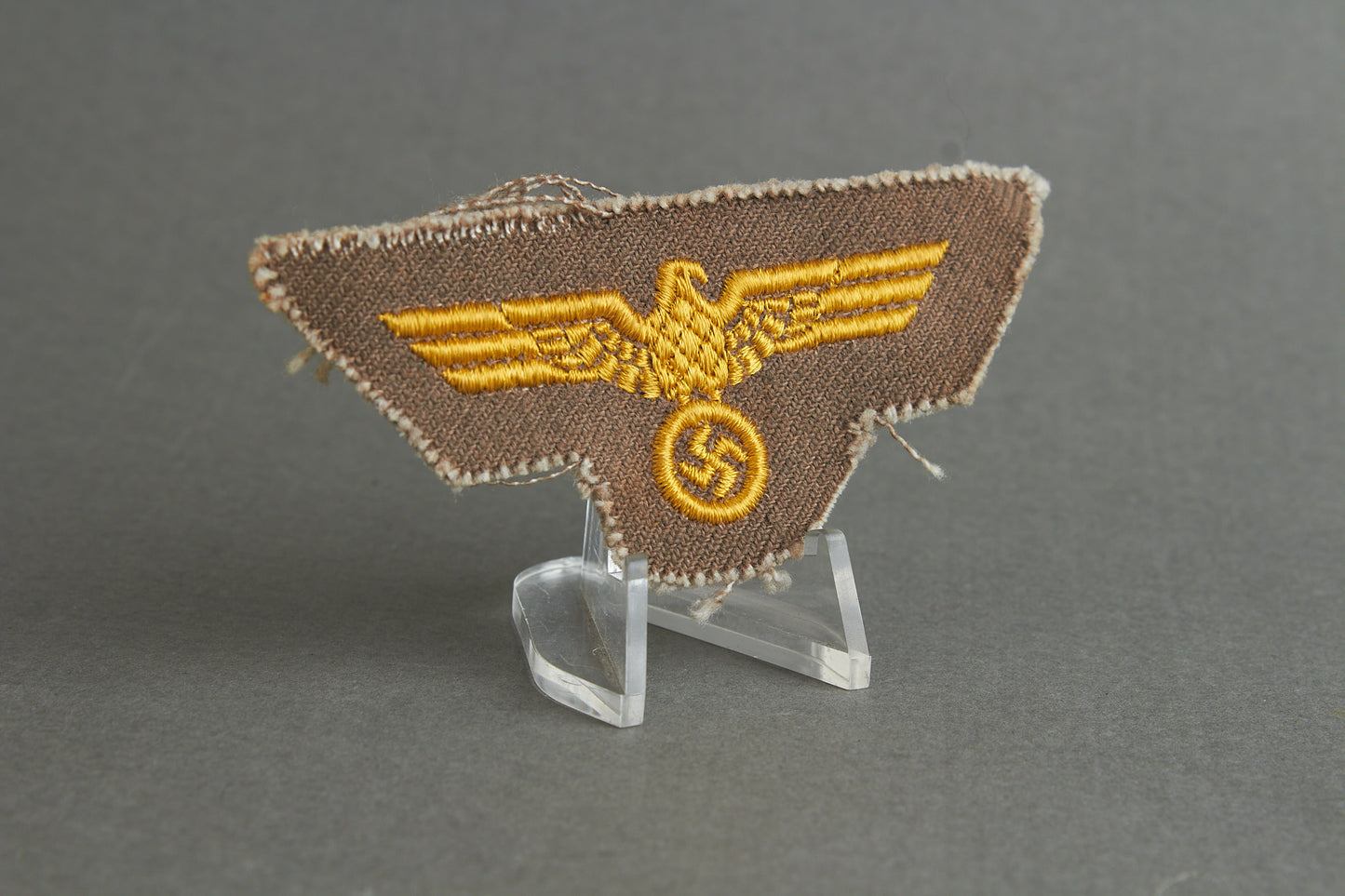 Kriegsmarine Tropical/Südfront Cap Eagle for the "Tropen-Schiffchen". Rare. Original.