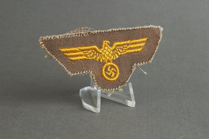 Kriegsmarine Tropical/Südfront Cap Eagle for the "Tropen-Schiffchen". Rare. Original.