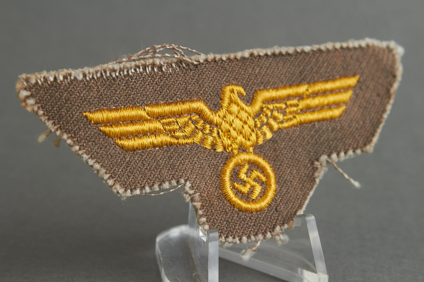 Kriegsmarine Tropical/Südfront Cap Eagle for the "Tropen-Schiffchen". Rare. Original.
