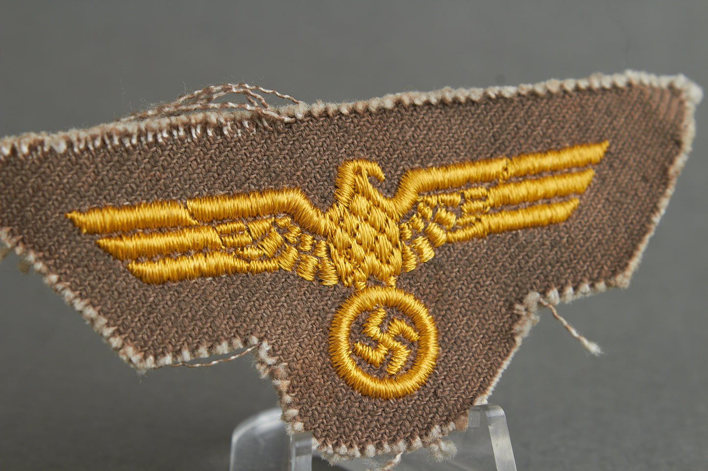 Kriegsmarine Tropical/Südfront Cap Eagle for the "Tropen-Schiffchen". Rare. Original.