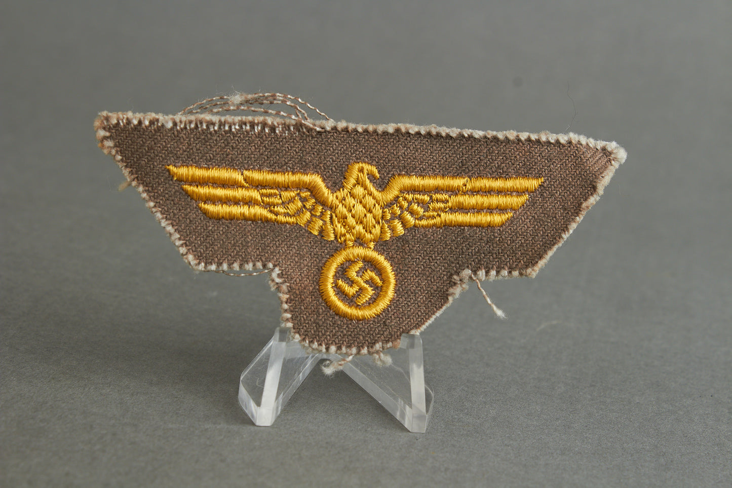 Kriegsmarine Tropical/Südfront Cap Eagle for the "Tropen-Schiffchen". Rare. Original.
