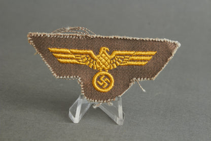 Kriegsmarine Tropical/Südfront Cap Eagle for the "Tropen-Schiffchen". Rare. Original.