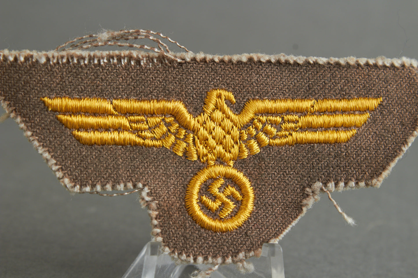 Kriegsmarine Tropical/Südfront Cap Eagle for the "Tropen-Schiffchen". Rare. Original.