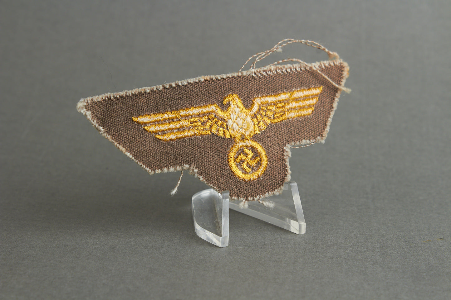 Kriegsmarine Tropical/Südfront Cap Eagle for the "Tropen-Schiffchen". Rare. Original.