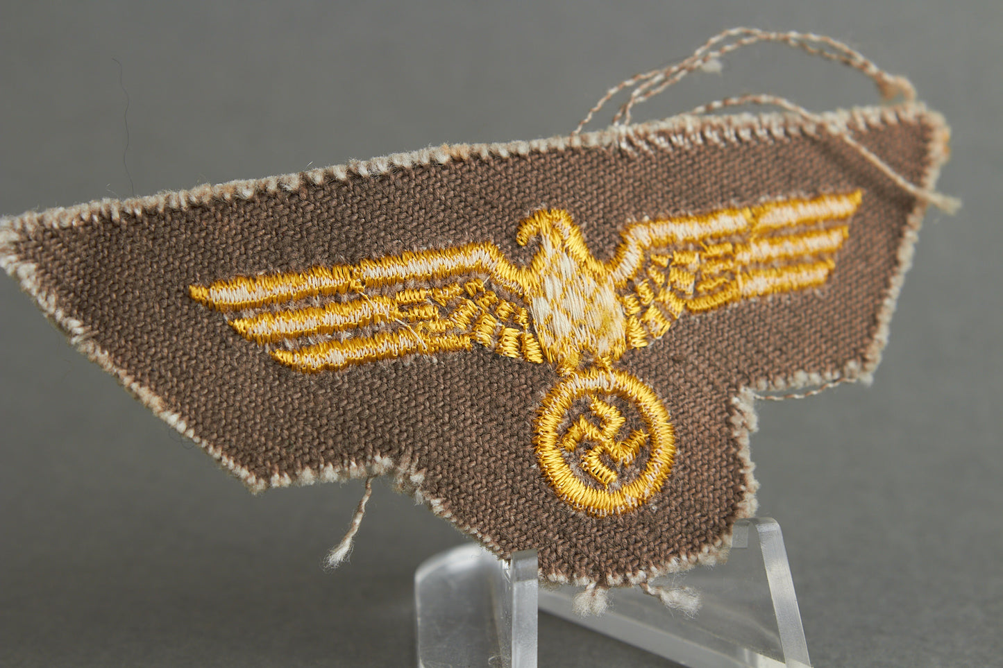 Kriegsmarine Tropical/Südfront Cap Eagle for the "Tropen-Schiffchen". Rare. Original.