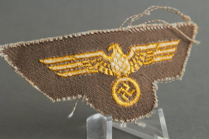 Kriegsmarine Tropical/Südfront Cap Eagle for the "Tropen-Schiffchen". Rare. Original.