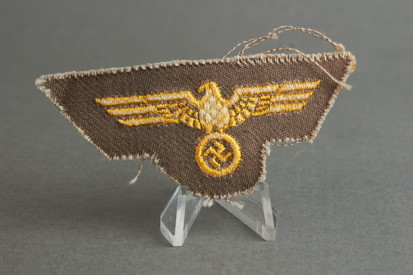 Kriegsmarine Tropical/Südfront Cap Eagle for the "Tropen-Schiffchen". Rare. Original.