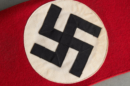 NSDAP Armband. 3-Piece Construction. With RZM Paper Tag. Original.