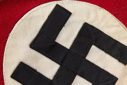 NSDAP Armband. 3-Piece Construction. With RZM Paper Tag. Original.