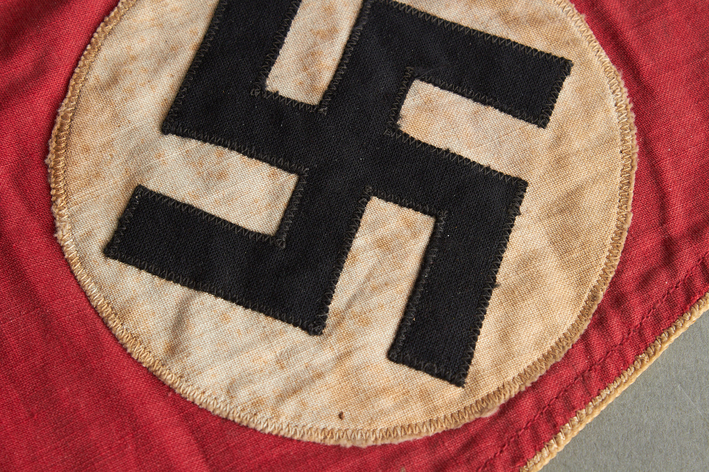 Early NSDAP "Wimpel" Pennant. Double Sided. Rare. Original.