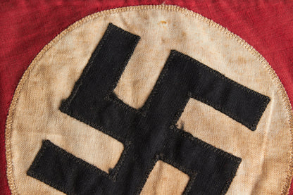 Early NSDAP "Wimpel" Pennant. Double Sided. Rare. Original.