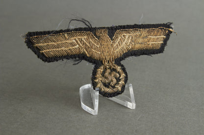 Early "Left-Facing"-Variant Wehrmacht Panzer Officer (Black) Breat Eagle "Brustadler" RARE! Original.