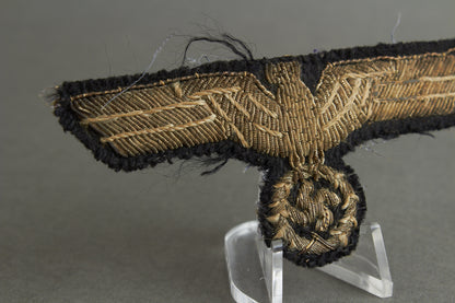 Early "Left-Facing"-Variant Wehrmacht Panzer Officer (Black) Breat Eagle "Brustadler" RARE! Original.