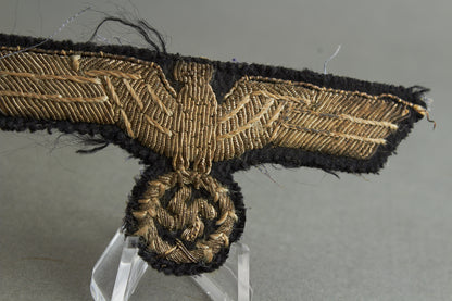 Early "Left-Facing"-Variant Wehrmacht Panzer Officer (Black) Breat Eagle "Brustadler" RARE! Original.
