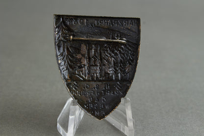 Kraft durch Freude (KdF) "Harzfahrt 1934" Tinnie. Original.