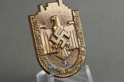 DRL "Deutscher Reichsbund für Leibesübungen" 1937 Tinnie. Original.