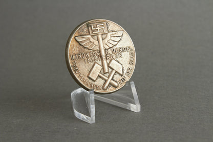 NS-HAGO (National Sozialist Handwerks, Handels und Gewerbe Organisierung) Tinnie. Original.