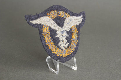 Luftwaffe "Gemeinsames Flugzeugführer- und Beobachterabzeichen" Cloth Badge. Original.